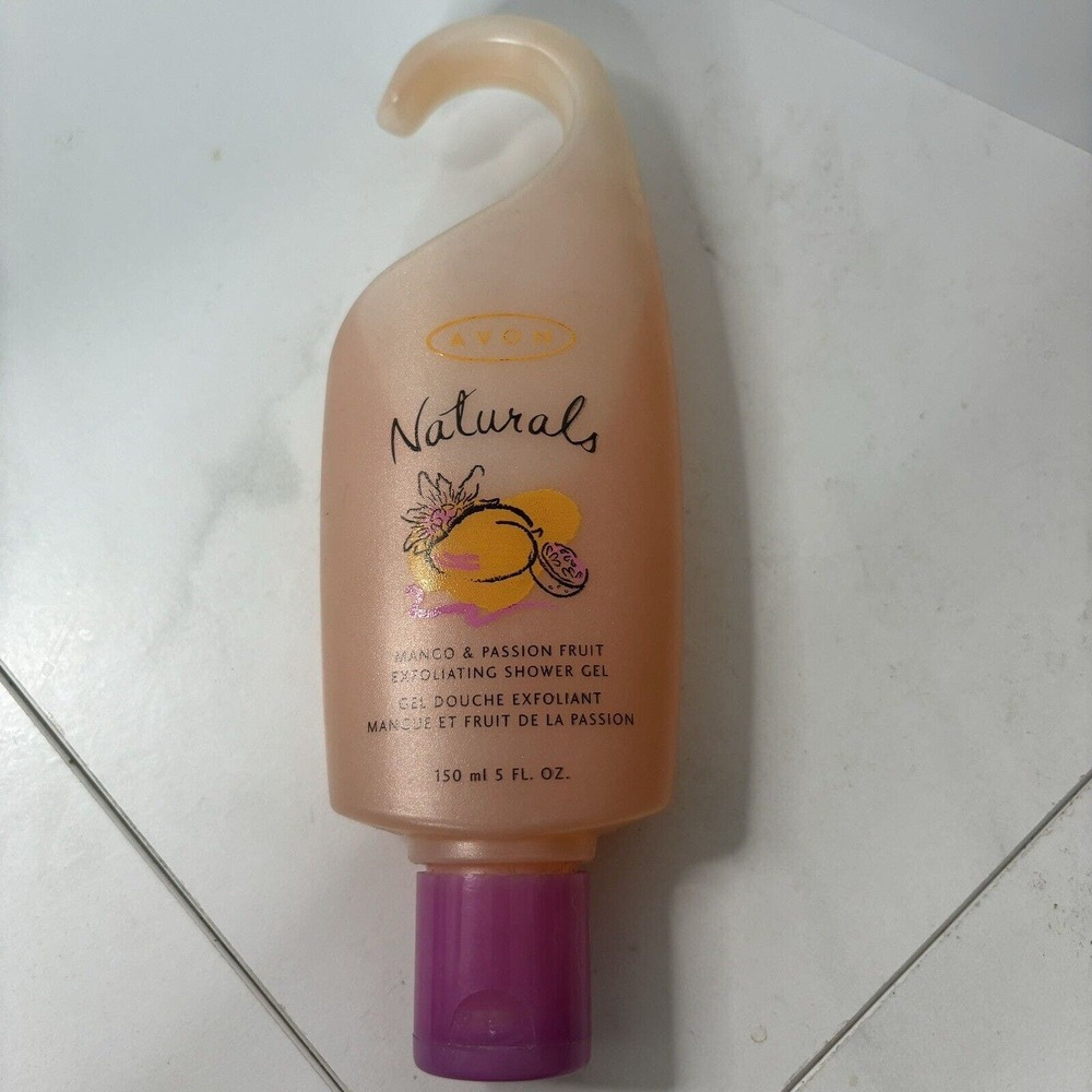 New Avon Naturals Mango & Passion Fruit Body Shower Gel NOS